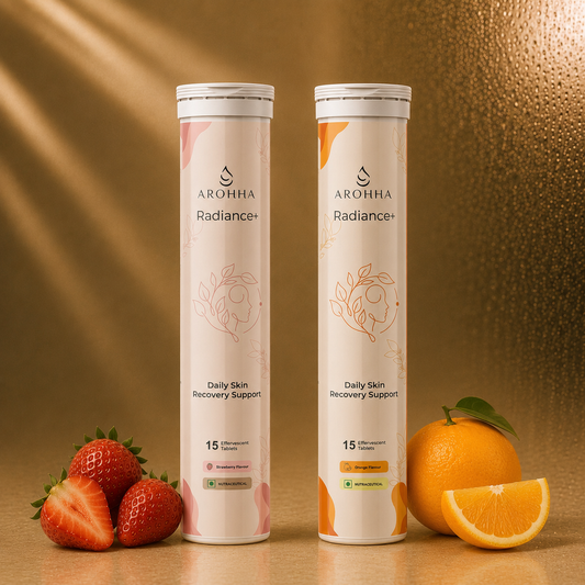 Radiance+ | Pack of 4 — 60-Day Supply | Strawberry | Internal Skin Repair for Pigmentation Reduction & Skin Brightening