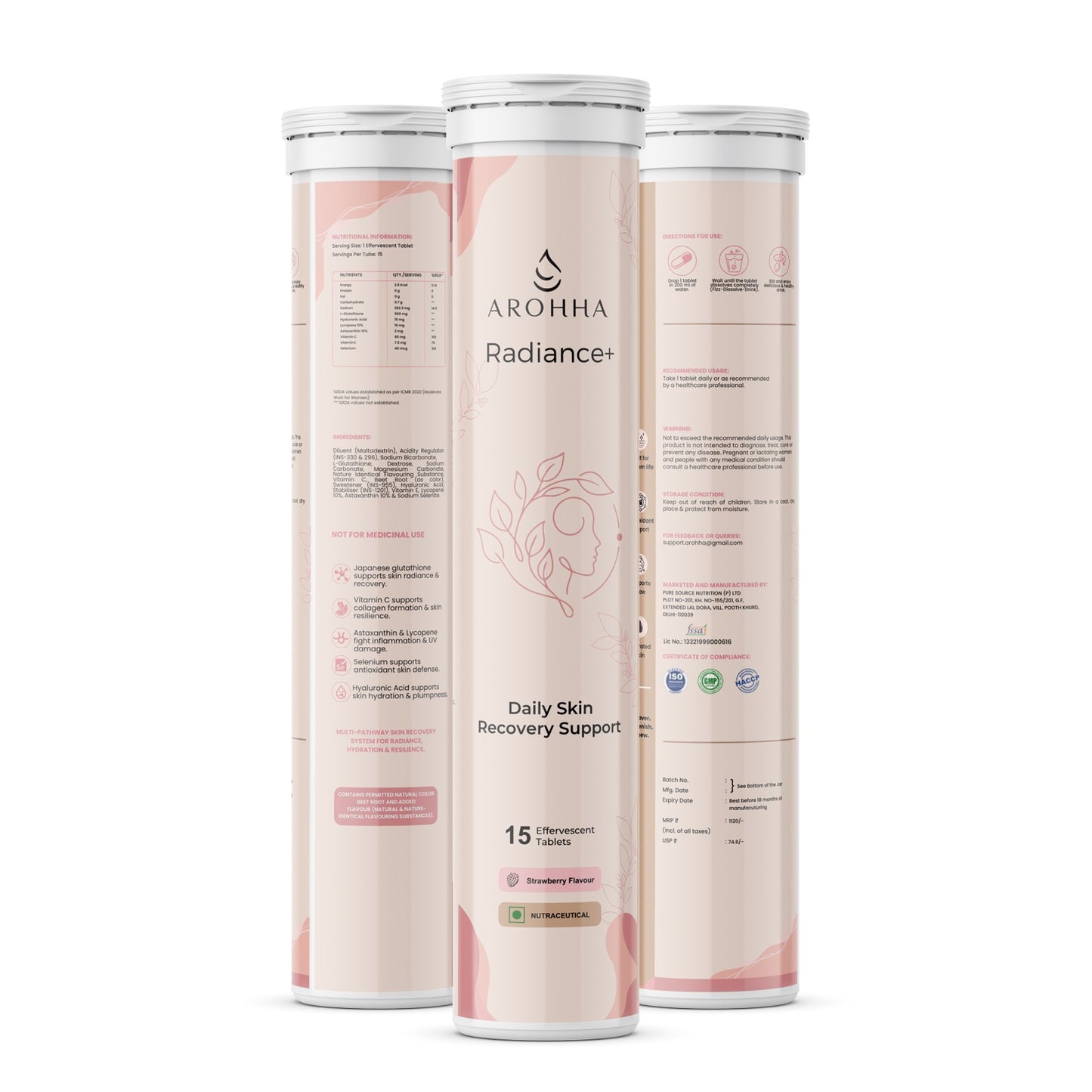 Radiance+ | Internal Skin Repair for Pigmentation Reduction & Skin Brightening
